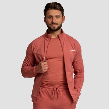 GymBeam Мъжки суичър с цип Limitless Zip Up Cinnamon XXXL