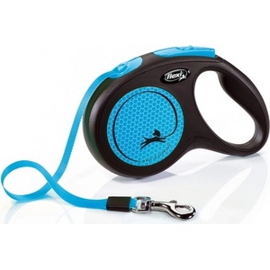 flexi Автоматичен повод flexi new neon m лента СИН 5м - 25 кг 03211