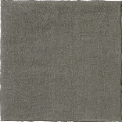 Blomus Lineo lněný ubrousek hnědozelená 63726 42x42cm