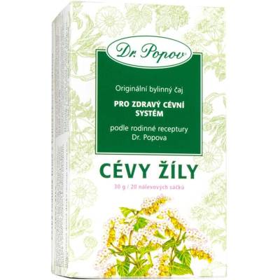 Dr.Popov Čaj Cévy žíly 20 x 1,5 g