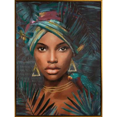 OBRAZ 467A 60X80 CM TYRKYSOVÝ