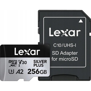 Lexar microSDXC Professional Silver Plus 256 GB LMSSIPL256G-BNANG