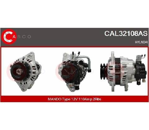 Generátor CASCO CAL32108AS