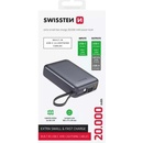 Powerbanky Swissten 20000 mAh stříbrná