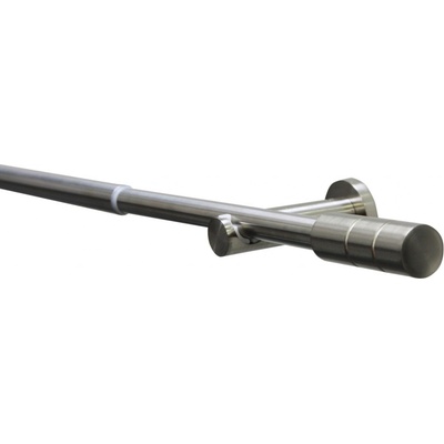 Gardinia Súprava záclonová roztiahnuteľná KRETA 19/16 mm, 120 -210 cm ušľachtilá oceľ