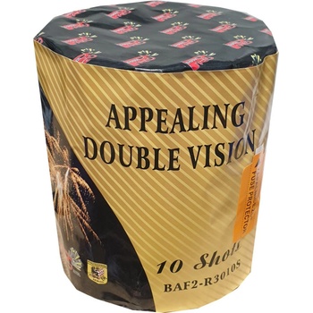 Appealing DOUBLE VISION kompaktní ohňostroj 10 výstřelů