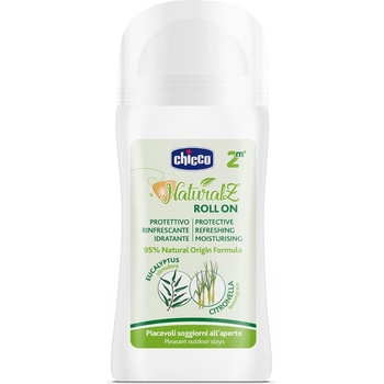 Chicco Освежаващ и защитен рол-он NaturalZ, 2м+, 60 ml
