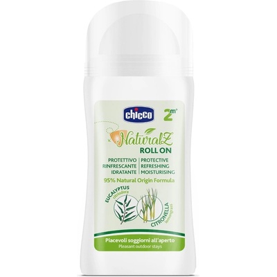 Chicco Освежаващ и защитен рол-он NaturalZ, 2м+, 60 ml