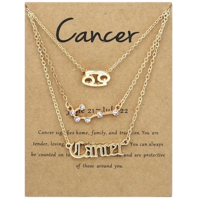 HARAHU Комплект колиета зодиакален знак - Рак kp38790 (38790)