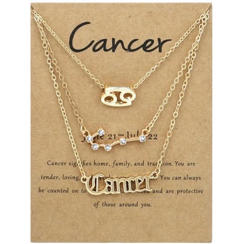 HARAHU Комплект колиета зодиакален знак - Рак kp38790 (38790)