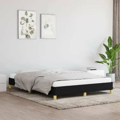 vidaXL 11461.346820 Rám postele bez matrace černý textil