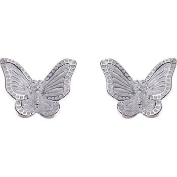 Silenti Jewelry Сребърни обеци "Пеперуда