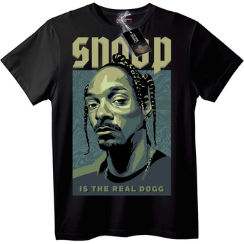 NOONEBRAND Тениска Snoop Dogg Истинско Куче - 2XL, Black
