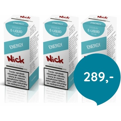 Nick ENERGY 10 ml 16 mg 3 ks