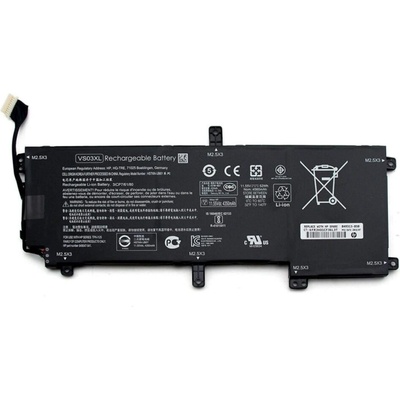 HP Батерия за лаптопи HP, 3 клетки, 11.55V, 47Wh, Заместител (HP-BB-0121)