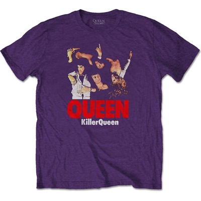 Queen tričko Killer fialové