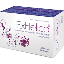 ExHelico s kmeňom kvasiniek Saccharomyces boulardii 60 kapsúl
