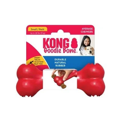 KONG Goodie Bone Small - играчка за куче от гума - САЩ - KB31E