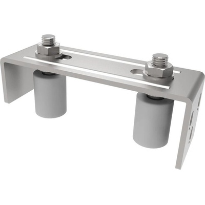 EKOfence Vedenie horné 2 rolky, INOX, 165x57mm, D30 11294