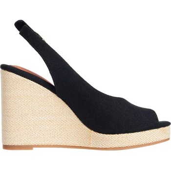 Tommy Hilfiger FW0FW08597 Wedge Espadrilles - Black (Black)