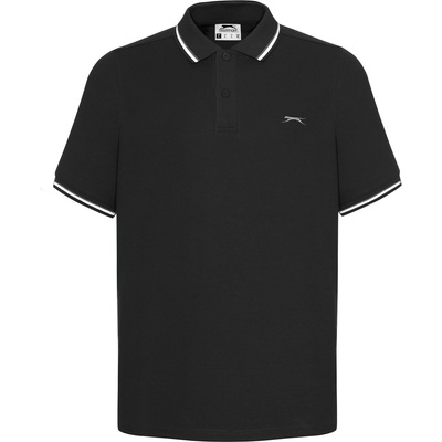 Slazenger Мъжка блуза с яка Slazenger Tipped Polo Shirt Mens - Black