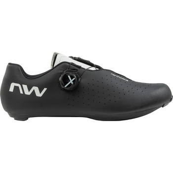Northwave Мъжки обувки за шосеен велосипед Northwave Sonic Plus Wide Cycling shoes - Black / Light Grey - размер 39, 5 (EU) (036-1281-0115)