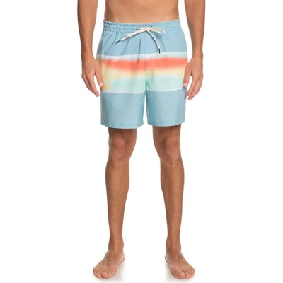 Quiksilver Бански гащета Quiksilver Surfsilk Air-Brush Volley 17´´Nb swimming shorts - Blue (Sky Blue)