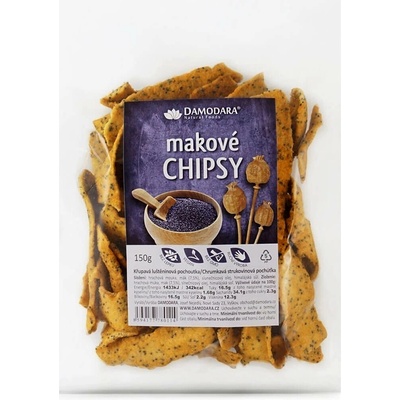 Damodara Makové chipsy Množství: 40 g