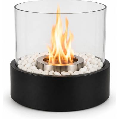 Real Garden Stolní biokrb na bioethanol s dekorativními kameny