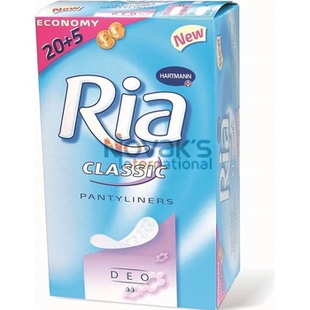 Ria Slip Classic Deo hygienické slipové vložky 25 ks