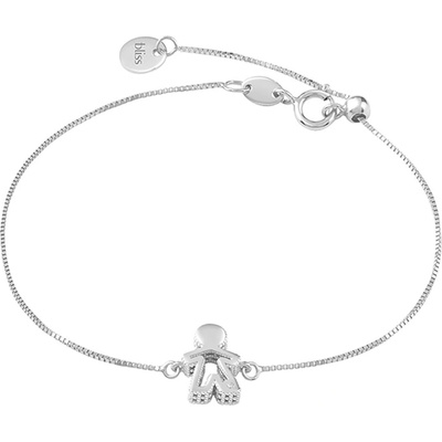 Bliss Златна дамска гривна с диаманти Bliss 20104351 (20104351)