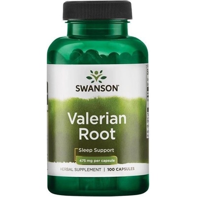 Swanson Kozlík Lékařský Valeriana 475 mg 100 kapsúl