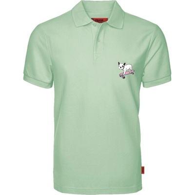 John Frank pánské polo tričko John JFTPOLO13-DOG Mintová mintová-zelená