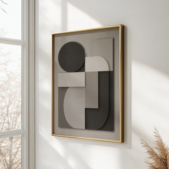 Decono Картина Grey Shapes