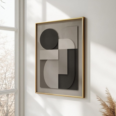 Decono Картина Grey Shapes