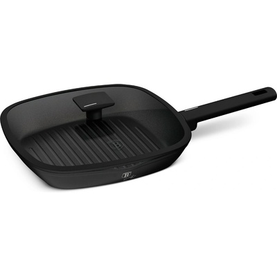 Pro-Tech shop Grilovací pánev s poklicí a titanovým povrchem Matte Black 28cm 55553