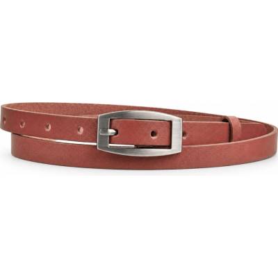 Penny Belts dámský kožený úzký pásek 15-2-48 hnědý