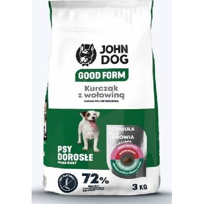 John Dog Good Form Small breeds Chicken with beef 3 kg