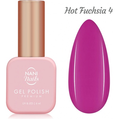 NANI gel lak Premium 6 ml - Hot Fuchsia