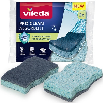 Vileda Pro Clean 179700 viskózna hubka 2 ks