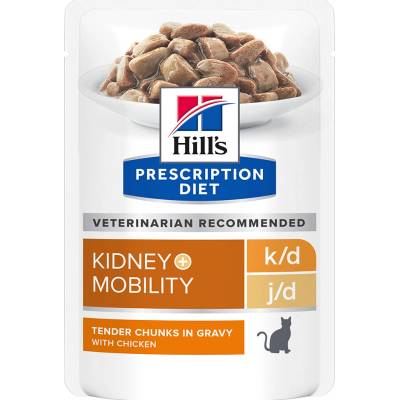 Hill’s Prescription Diet k/d Mobility s kuracím 12 x 85 g