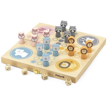 Viga Toys Ludo Настолна игра Не се ядосвай Дървена семейна игра (6971608440922) (6971608440922)