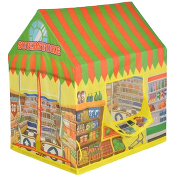 Moni Детска палатка за игра Moni Toys - Тента супермаркет с 50 топки (111575)