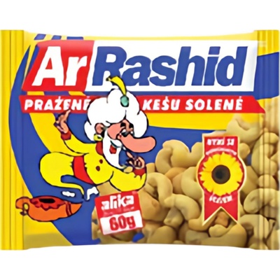 ArRashid Kešu pražené solené 12 x 60 g