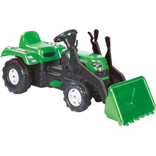 Dolu Šliapací traktor Ranchero veľký s vlečkou a nakladačom