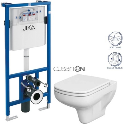 JIKA WC CERSANIT CLEANON COLOUR + SEDÁTKO H895652 X CN1