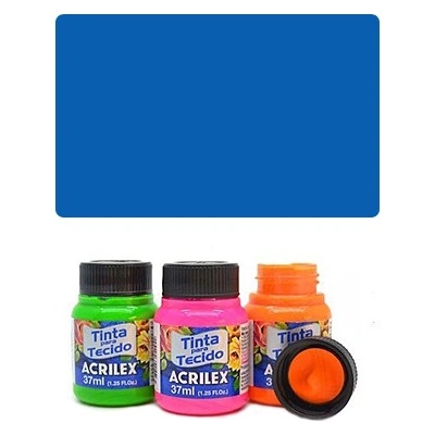 ACR Farba na textil 37 ml Fluorescent Blue 109