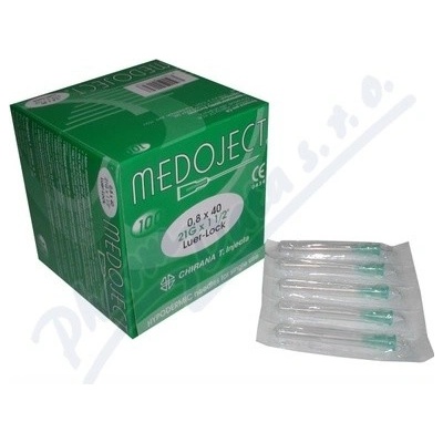 Chirana Jehla inj 0,80 x 40 zelená 100 ks