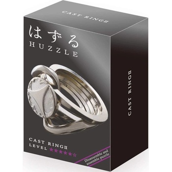 Hanayama Метален логически пъзел Hanayama - Cast Puzzle Ring II Huzzle (515086)