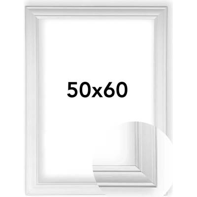 Fotorámeček 38 Rozměr: 50 x 60 cm, Barva: Bílá, Typ zasklení: Plexi